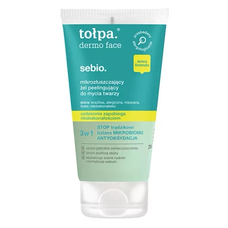 Tolpa - Dermo Face Sebio - Mikro-peelendes Gesichtswaschgel - 150ml