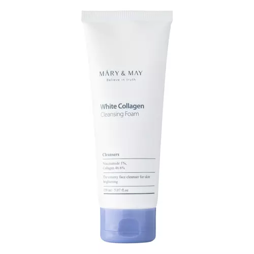Mary&May - White Collagen Cleansing Foam - Kollagen Gesichtsreinigungsungsschaum - 150ml