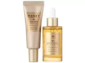 Holika Holika – Honey Royalactin Propolis Ampoule – Set strahlender Gesichtspflegeprodukte – 30ml+25ml