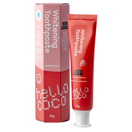 hello coco - Enzi White - Whitening Toothpaste - Aufhellende Zahnpasta - Watermelon - 75 g