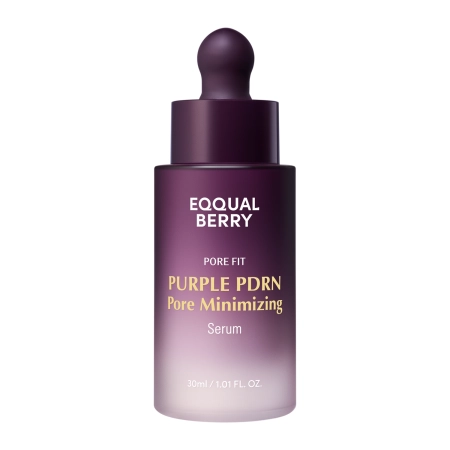 EQQUALBERRY -  Purple PDRN Pore Minimizing Serum - Porenverringerndes Gesichtsserum - 30ml 