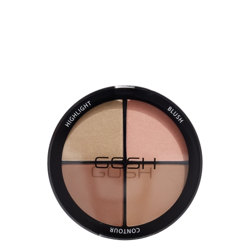 GOSH - Contour'n Strobe Kit - Konturierungs-Palette - Medium - 15g