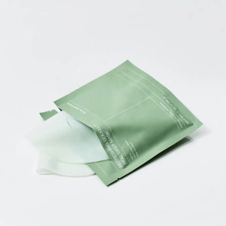Biodance - Refreshing Sea Kelp Real Deep Mask - Lindernde und feuchtigkeitsspendende Gesichtsmaske - 1 Stück/34g