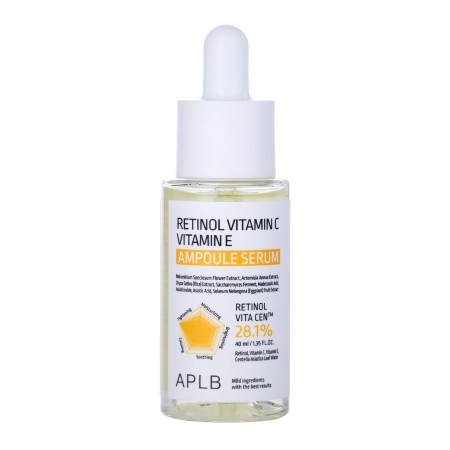 APLB - Retinol Vitamin C Vitamin E Ampoule Serum - Ampullen-Serum mit Retinol und den Vitaminen C und E - 40ml