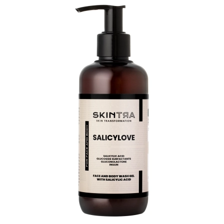 SkinTra - Salicylove - Gesichts- und Körperreinigungsgel mit Salicylsäure  - 250ml 