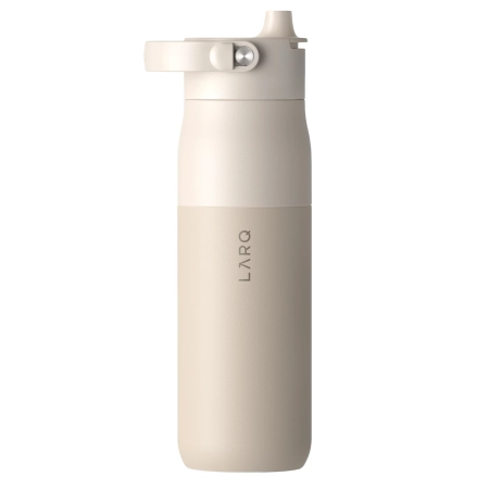 LARQ - Bottle PureVis 2 - Intelligente, Selbstreinigende Wasserfilterflasche, UV-C-Licht - Mojave Dune – 680ml