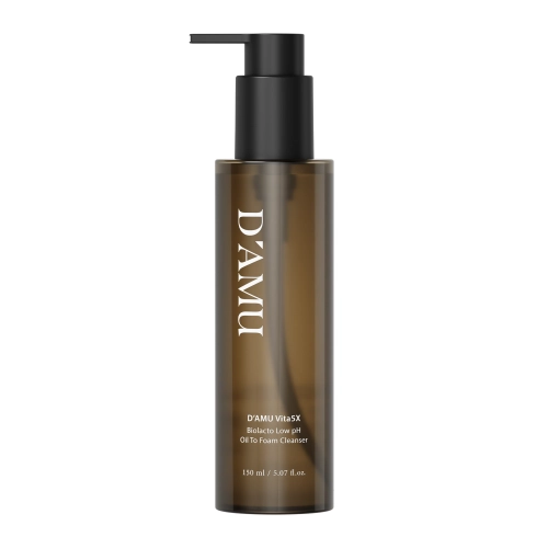 D’AMU - Vita5X BioLacto Mild Acidic Oil-to-Foam Cleanser - Ölhaltige Emulsion zum Abschminken und Reinigen des Gesichts - 150 ml