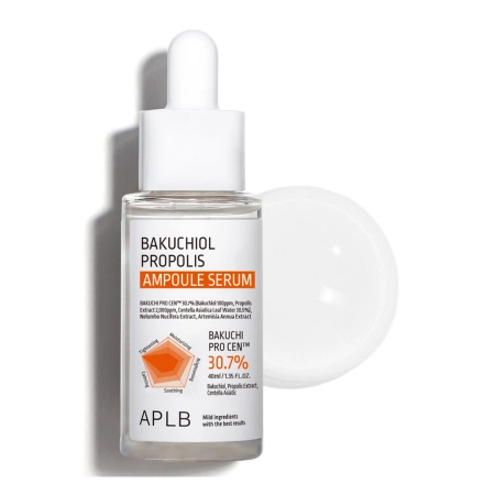  APLB - Bakuchiol Propolis Ampoule Serum - Straffendes Gesichtsserum - 40ml 