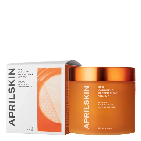 Aprilskin - Carrotene Clarifying Vita Pads - Reinigungspads mit Carotin - 135g