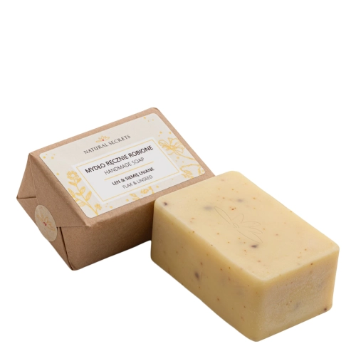 Natural Secrets - Seife LEINSAMEN - 100g