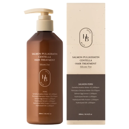 HEVEBLUE - Salmon PullKeratin Centella Hair Treatment - Regenerierende Haarspülung - 300 ml