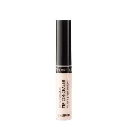 The Saem - Cover Perfection Tip Concealer - SPF 28/PA++ - Abdeckender Concealer - 0.5 Ice Beige - 6.5ml