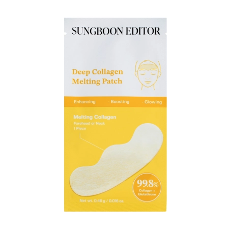 Sungboon Editor - Deep Collagen Melting Patch - Auflösbare Kollagenpads für das Gesicht - 3x0.28g+3x0.46g