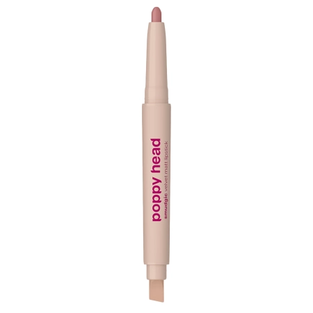 Poppy Head - Smudgic Velvet Matt Lipstick - Mattierender Lippenstift in Stiftform - 04 Bare Illusion - 0,85g