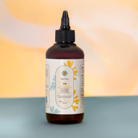 HairTry - Vin Glosser - Glänzende und glättende Haarspülung mit Essig - 200ml