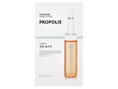 Missha - Mascure Propolis Nutrition Sheet Mask - Propolis Tuchmaske - 28ml