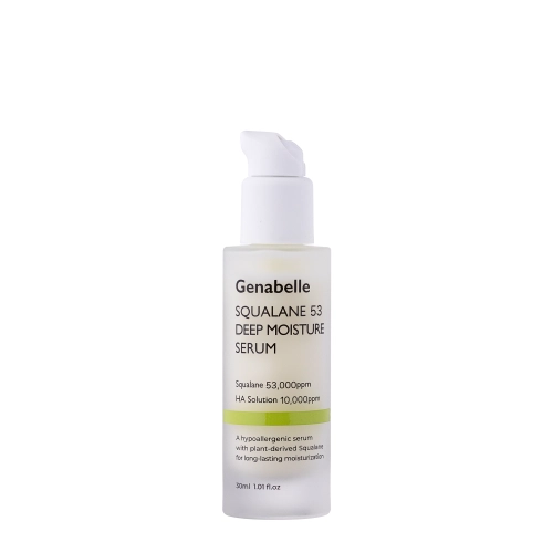 Genabelle - Squalane 53 Deep Moisture Serum - Stark feuchtigkeitsspendendes Gesichtsserum - 30ml