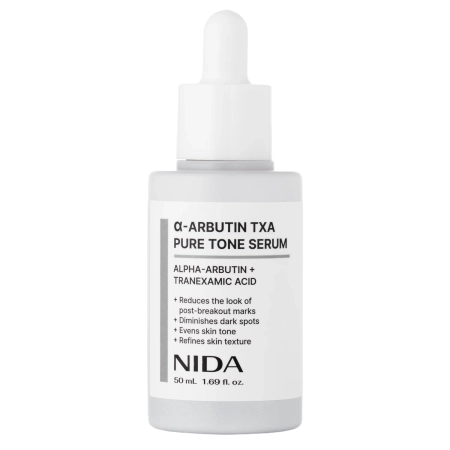  NIDA - α-Arbutin TXA Pure Tone Serum – Aufhellendes Gesichtsserum – 50 ml