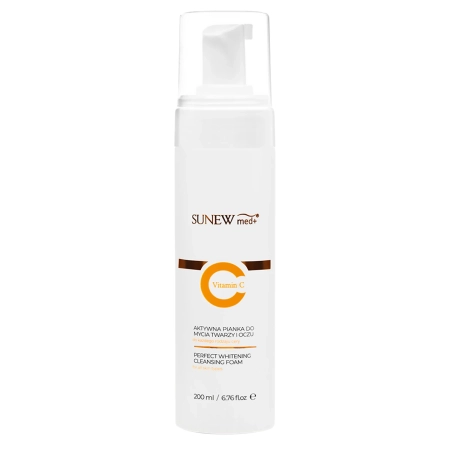 SunewMed+ - Aktiver Gesichtsreinigungsschaum und Augen-Make-up-Entferner - 200 ml