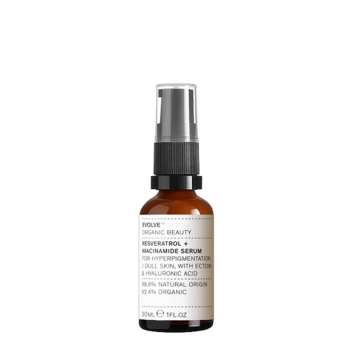 Evolve Organic Beauty - Resveratrol + Niacinamid Serum - Gesichtsserum mit Resveratrol und Niacinamid - 30ml