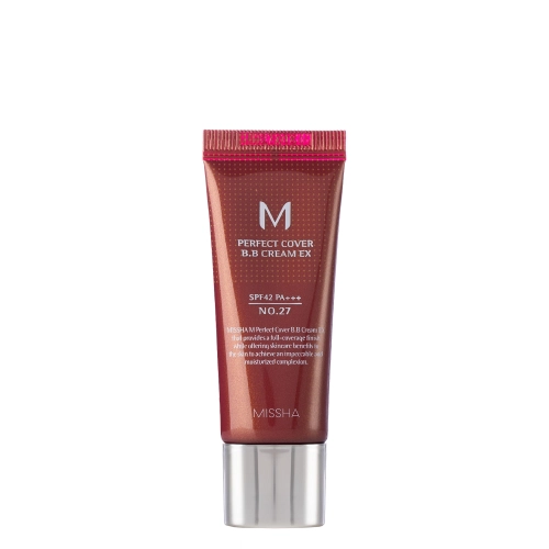 Missha - M Perfect Cover BB Cream SPF42/PA++ - Abdeckende BB-Creme - No.27 Honey Beige - 20ml