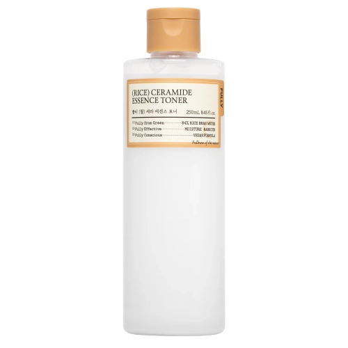 FULLY – Rice Ceramide Essence Toner – Feuchtigkeitsspendendes Reis-Gesichtswasser – 250 ml