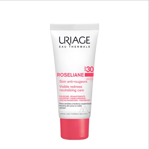 Uriage - Roseliane Crème SPF30 - Filtercreme für vaskuläre Haut - 40ml