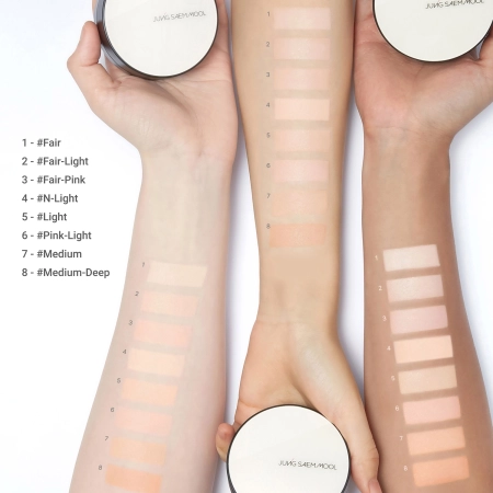Jung Saem Mool – Essential Skin Nuder Cushion – Foundation in einem Cushion – Medium Deep – 14g