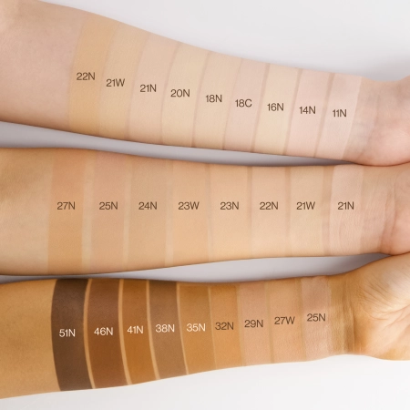 Unleashia - Satin Wear Healthy-Green Cushion - Nachfüllpackung + Schwämmchen - Seidige Foundation in einem Kissen - 18C Seashell - 15g