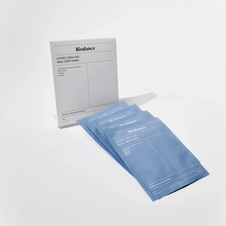 Biodance - Hydro Cera-nol Real Deep Mask Set -Set mit feuchtigkeitsspendenden Kollagen-Gesichtsmasken - 4 Stück/34g
