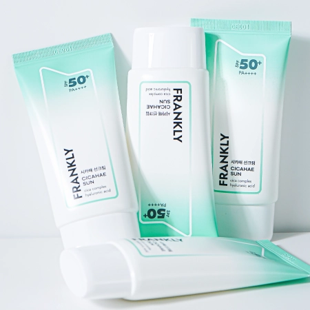 Frankly - Cicahae Sun SPF50+/PA++++ - Lindernde Gesichtscreme mit Sonnenschutz - 50ml