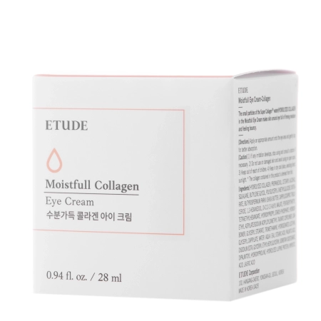 Etude House - Moistfull Collagen Eye Cream - Feuchtigkeitsspendende Kollagen-Augencreme - 28ml