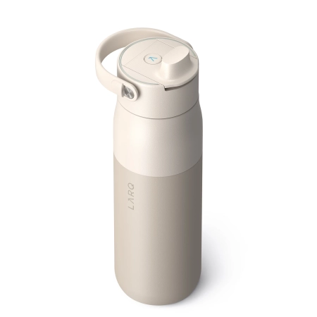 LARQ - Bottle PureVis 2 - Intelligente, Selbstreinigende Wasserfilterflasche, UV-C-Licht - Mojave Dune – 680ml