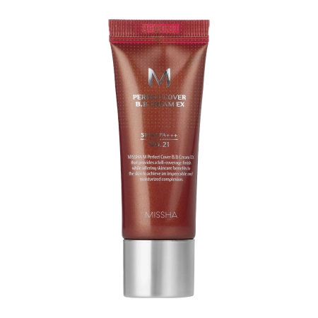Missha - M Perfect Cover BB Cream SPF42/PA+++ - Abdeckende BB Cream - No.21 Light Beige - 20ml