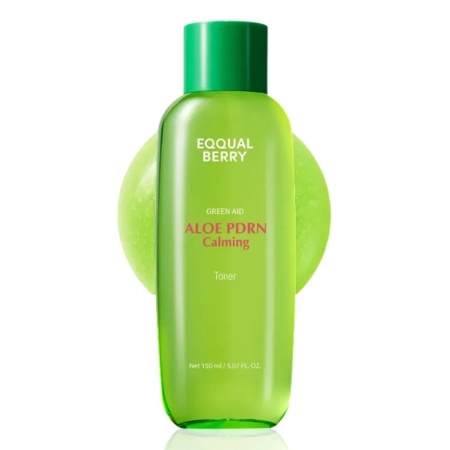EQQUALBERRY - Aloe PDRN Calming Toner - Linderndes Aloe-Gesichtswasser mit pflanzlichem PDRN - 150ml