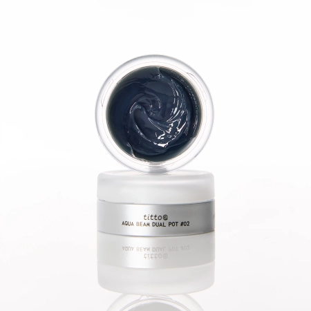 titto - Lip & Cheek Dual Pot - Duo für Lippen und Wangen - #02 Supernova/Black Hole - 10g