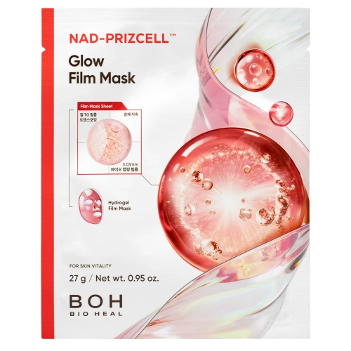 BIOHEAL BOH - NAD-Prizcell Glow Film Mask - Straffende und aufhellende Hydrogel-Maske - 27g