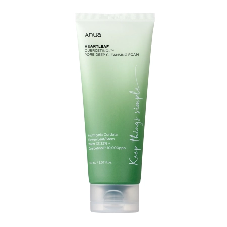Anua - Heartleaf Quercetinol Pore Deep Cleansing Foam - Tiefenreinigender Gesichtsschaum - 150ml