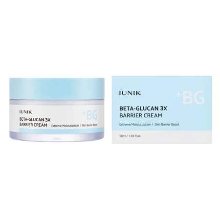 iUnik - Beta Glucan 3X Barrier Cream - Feuchtigkeitsspendende Gesichtscreme - 50ml