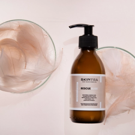 SkinTra - Rescue Bliss - Balsam nach Enthaarung und kosmetologischen Behandlungen für Gesicht und Körper - 200ml 