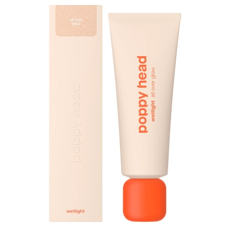 Poppy Head - Wetlight All Over Glow - Flüssiger Highlighter für Gesicht und Körper - 02 Glitterini - 50ml
