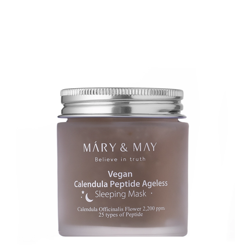 Mary&May - Calendula Peptide Ageless Sleeping Mask - Lindernde und straffende Nachtmaske - 110g