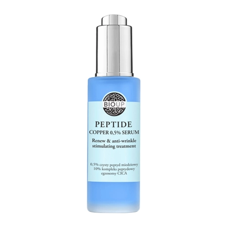 Bioup - Peptide Copper 0,5% Serum - Straffendes, erneuerndes Anti-Falten-Serum mit reinem Kupferpeptid 0,5% - 30 ml