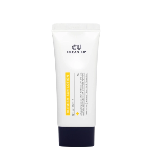 CUSKIN - Clean Up Blemish Sun Lotion SPF50+/PA++++ - Sonnenschutzcreme für das Gesicht - 60 ml