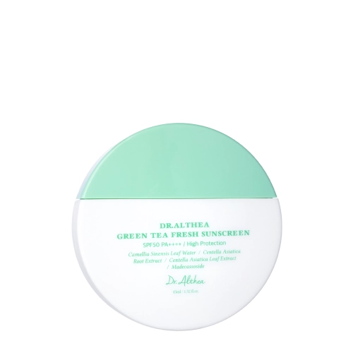 Dr. Althea - Grüntee Frischer Sonnenschutz SPF50+ PA++++ - Beruhigende Sonnencreme - 45ml