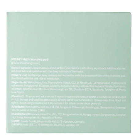 Needly - Mild Cleansing Pad - Sanfte Reinigungs-Pads für das Gesicht - 60 Stk.