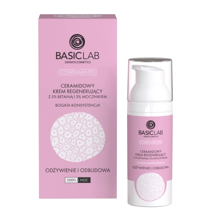 BasicLab - Complementis - Ceramidreiche Regenerationscreme mit Betain und Harnstoff - 50ml