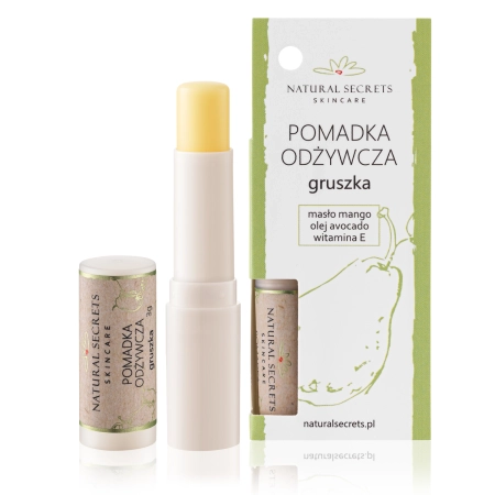 Natural Secrets - Schützender Lippenpflegestift - Birne - 3,5g
