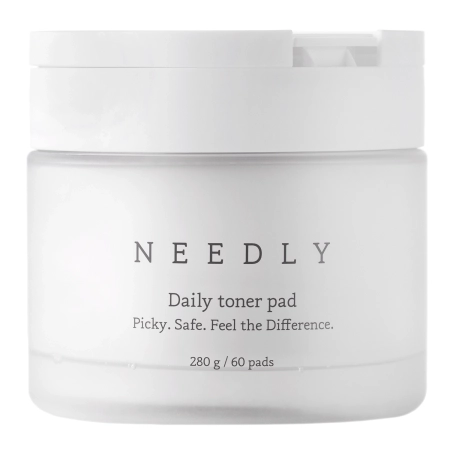 Needly - Daily Toner Pad - Feuchtigkeitsspendende und sanft peelende Gesichtspads - 60St/280g 