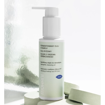 Mohani – Hydrophiles Reinigungsöl für die Gesichtsreinigung – Teebaumöl und fermentiertes Kamelienöl – 100ml
